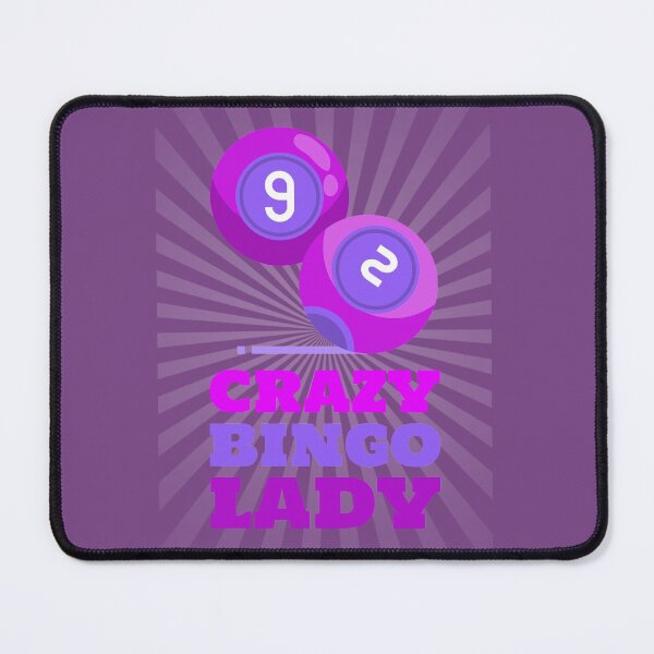 Item preview, Crazy Bingo Lady. Best Bingo Player Queen designed and sold by Rebel-Design.