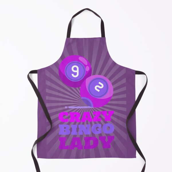 Item preview, Crazy Bingo Lady. Best Bingo Player Queen designed and sold by Rebel-Design.