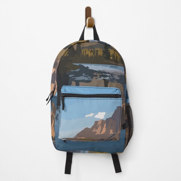 Artikelvorschau, Castle Mountain Water Reflection Digital Painting entworfen und verkauft von Positive Lad.