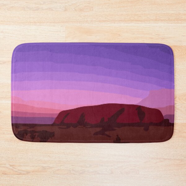 Item preview, Purple Sunset Over Uluru designed and sold by Positive Lad.
