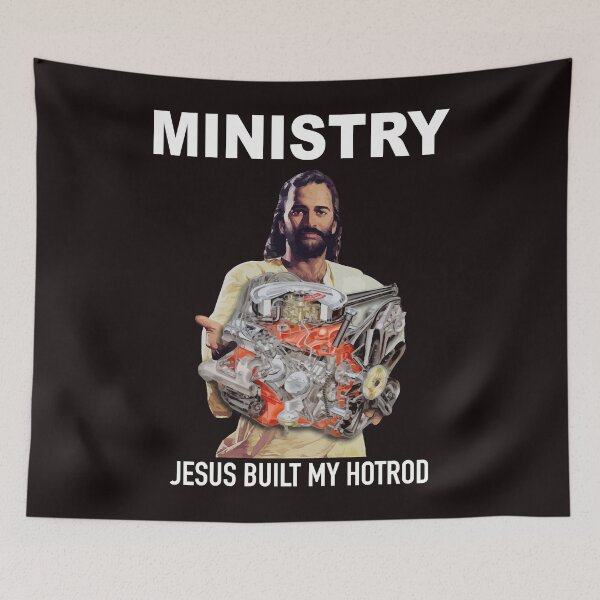 Item preview, Jesus Built My Hotrod Classic T-Shirt designed and sold by kristinaan.