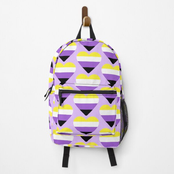 Item preview, Non binary Pride Flag Heart designed and sold by NYXFN.