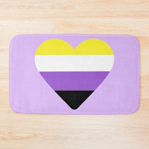 Item preview, Non binary Pride Flag Heart designed and sold by NYXFN.