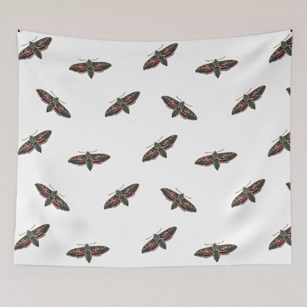 Item preview, The Spurge Sphynx Moth - Sphinx euphorbiae designed and sold by BelleZeare.
