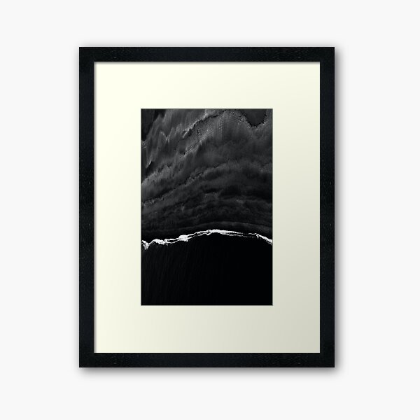Aperçu de l'œuvre L'op art monochrome mer et sable créée et vendue par urban-color.