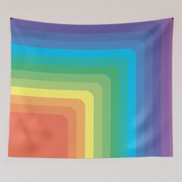 Item preview, Rainbow Retro Abstract Geometric designed and sold by ind3finite.