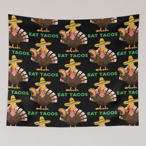 Item preview, Eat Tacos Funny Thanksgiving Dinner Tacos Lover Turkey Joke  designed and sold by uynhngan253.