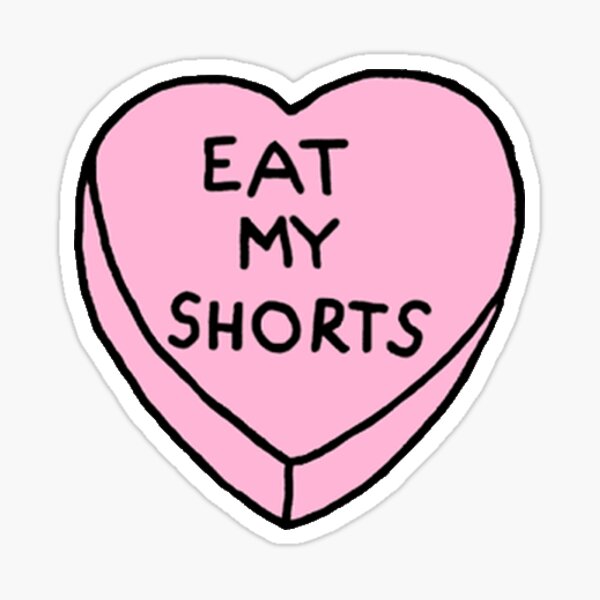 Manger mon short Sticker