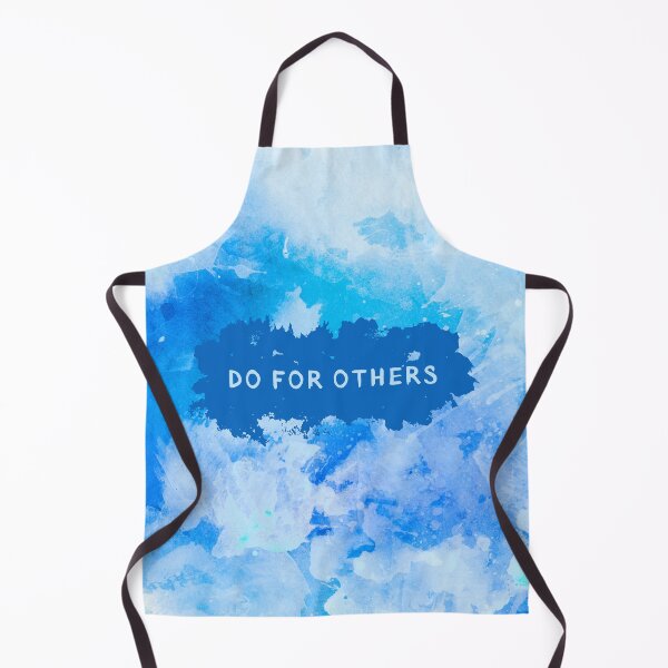 Item preview, DO FOR OTHERS - Watercolor clouds with inspirational life advice - abstract art designed and sold by Art4Motivation.