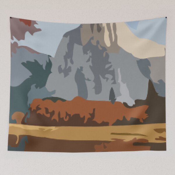 Item preview, El Capitan in Autumn, Yosemite, Digital Painting designed and sold by Positive Lad.