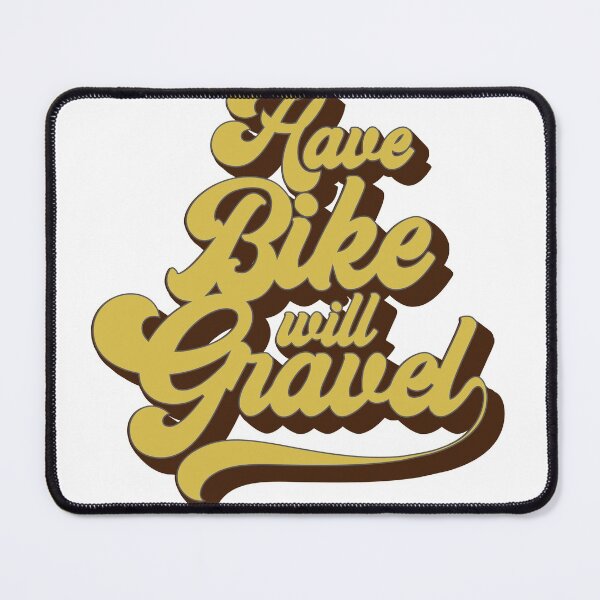 Artikelvorschau, Have Bike Will Gravel Groovy Retro Style Gravel T-Shirt entworfen und verkauft von introversation.