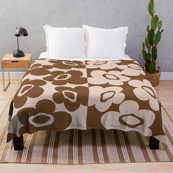 Item preview, Brown Flowers design designed and sold by Lotofus.