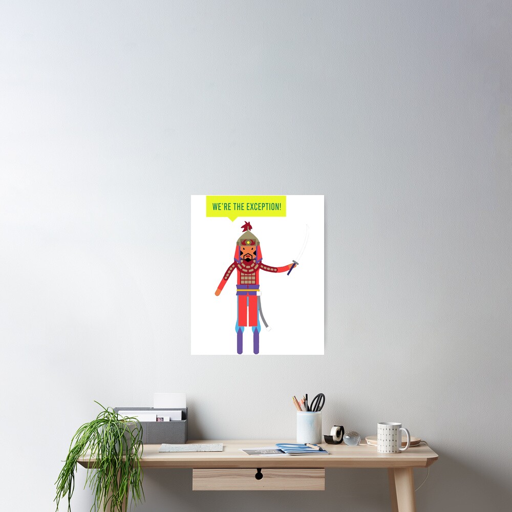 "Crash Course Mongols We&re the Exception Classic" Poster for Sale by