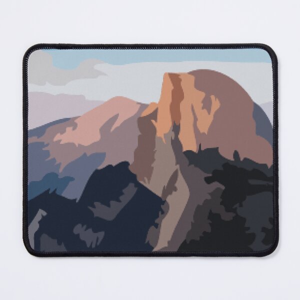 Item preview, Half Dome in Yosemite National Park Digital Painting designed and sold by Positive Lad.