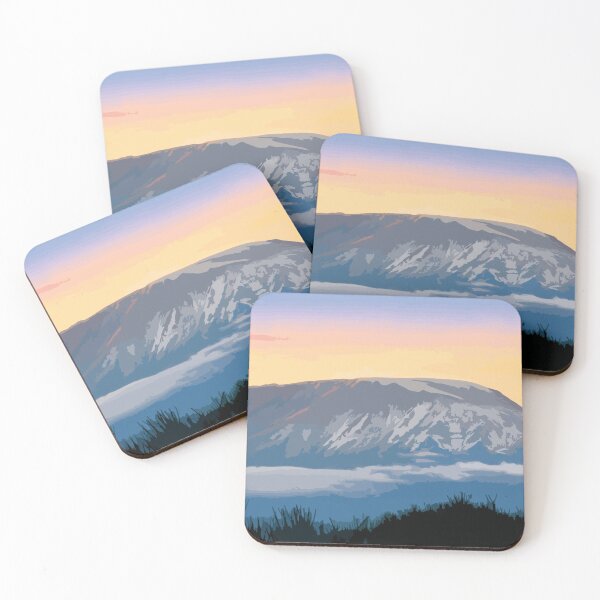 Item preview, Sunrise Over Mt Kilimanjaro Digital Painting designed and sold by Positive Lad.