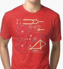 Bicycle Parts Tri-blend T-Shirt