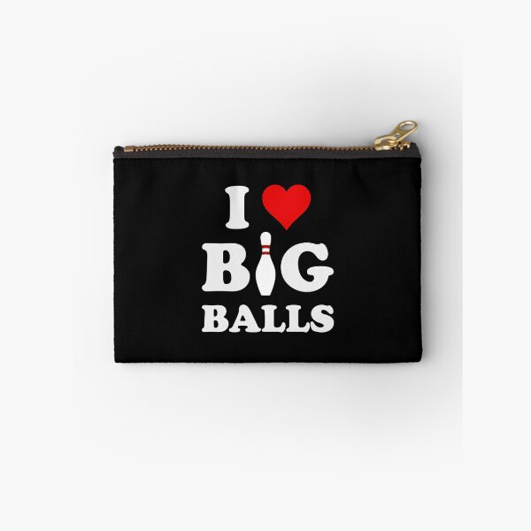 Item preview, I Love Big Balls | Funny Vintage Bowling Pun designed and sold by RazorDezign.