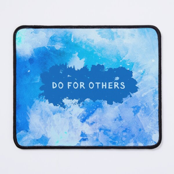 Item preview, DO FOR OTHERS - Watercolor clouds with inspirational life advice - abstract art designed and sold by Art4Motivation.
