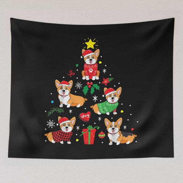 Item preview, corgi christmas tree designed and sold by anthonybarr1205.