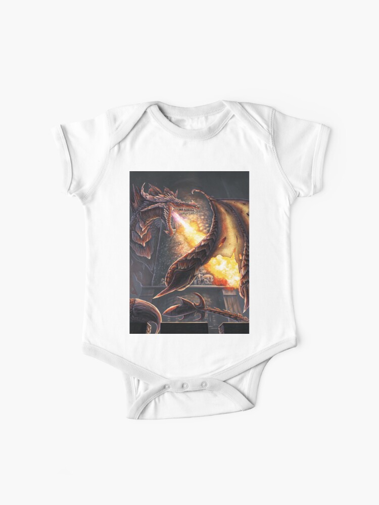 Castle Under Fire Commission Baby One Piece By Thedragonofdoom Redbubble