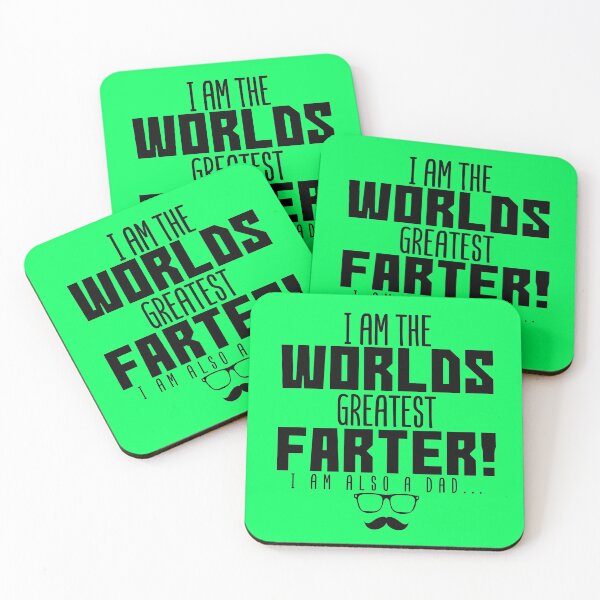 Item preview, I am the worlds greatest Farter! I am also a Dad... designed and sold by Sticker Up.