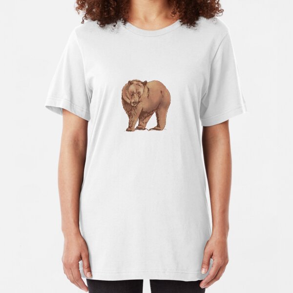"Rest" Bear Slim Fit T-Shirt