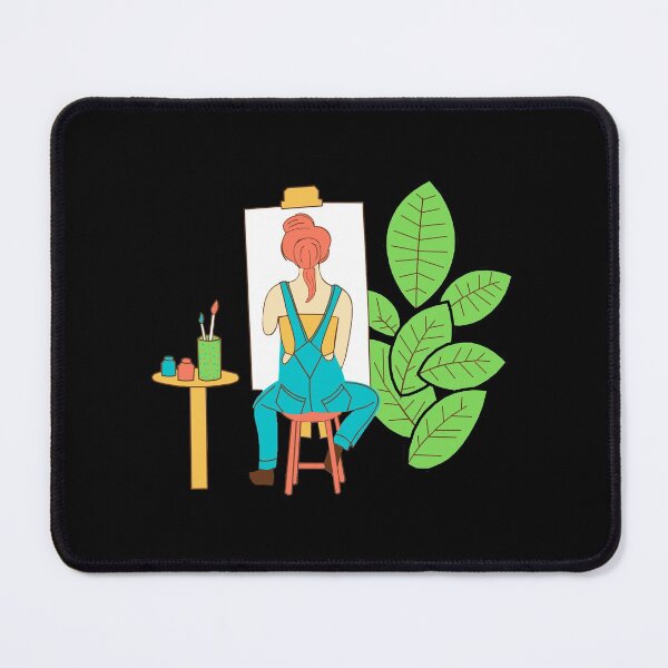 Item preview, A painting with the painter painting designed and sold by janraydesigns.