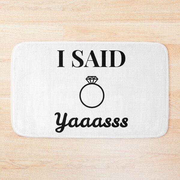 Item preview, "I Said Yaaasss" Wedding Ring Design designed and sold by bunderwood97.