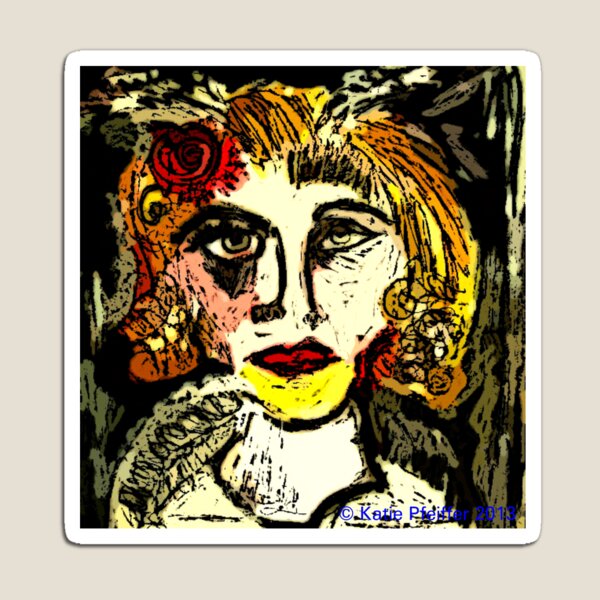 Marchesa Luisa Casati Portrait #2 Magnet