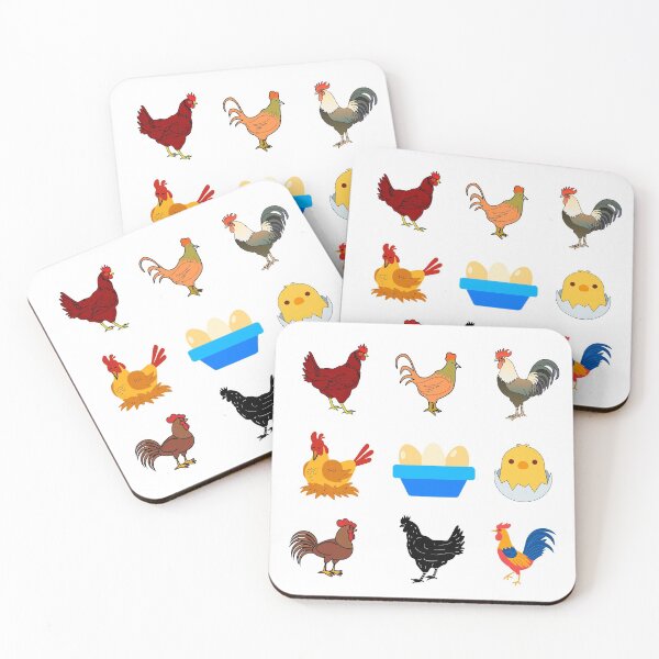Item preview, Chickens Pollos Poulet designed and sold by janraydesigns.