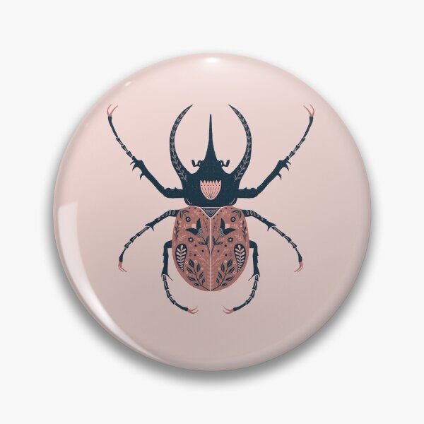 Item preview, Folksy beetle designed and sold by NoBra-Store.