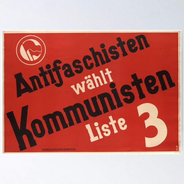 Item preview, Antifascists vote communist! designed and sold by niceaesthetics.