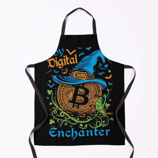 Aperçu de l'œuvre Bitcoin Enchanter, mon charme numérique pendant Halloween créée et vendue par yashik.