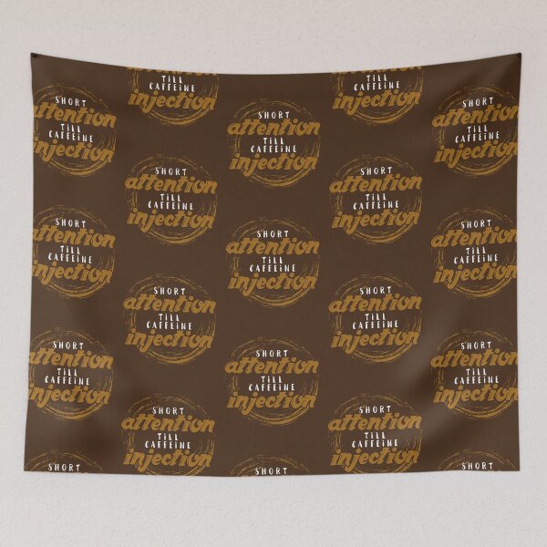Item preview, Short attention till caffeine injection designed and sold by Sticker Up.