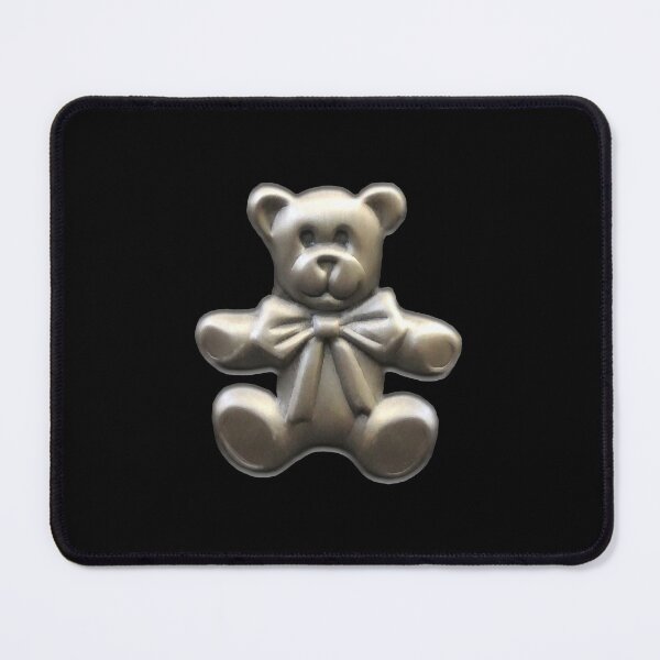 Item preview, Antiqued Silver Clay Teddy Bear designed and sold by janraydesigns.