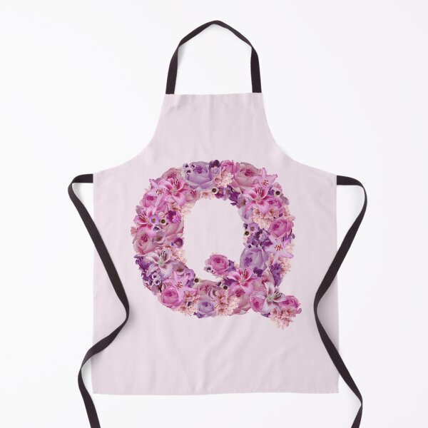 Item preview, Letter Q | Pink Flower Pattern | Letter Art | Typography designed and sold by hayleylauren.