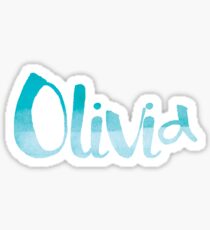 Olivia - watercolor name Sticker