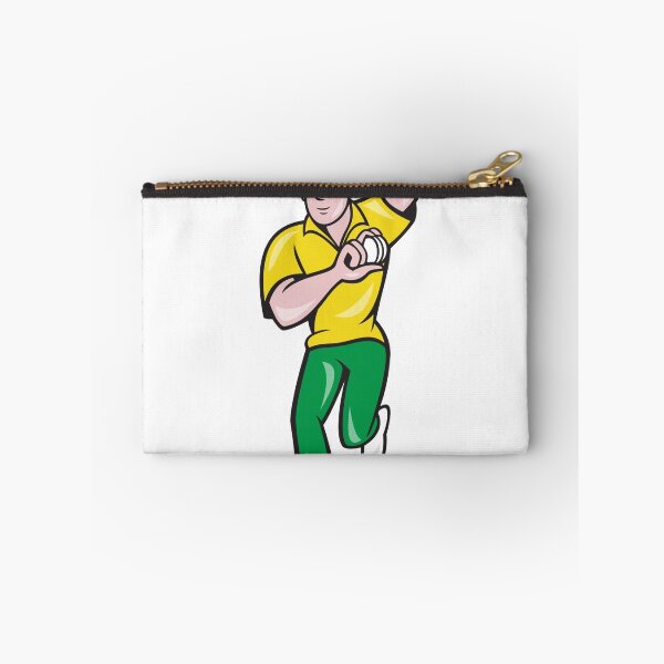 Item preview, Cricket Fast Bowler Bowling Ball Front Isolated designed and sold by patrimonio.