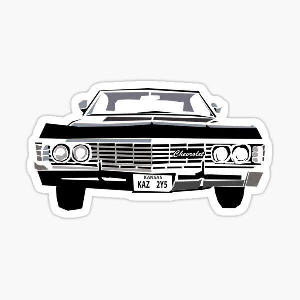 Supernatural  Sticker for Sale by Valentina Moia