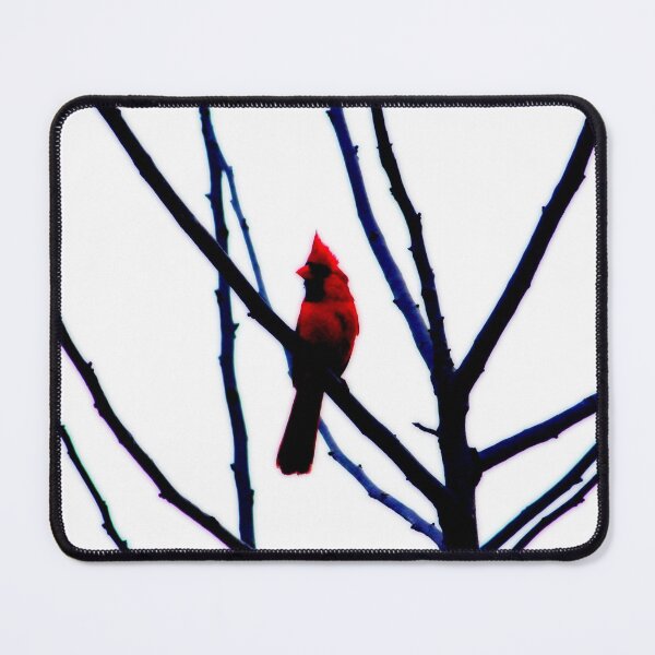Item preview, Red Cardinal Silhouette on a Winter Branch  designed and sold by TheSplitWindow.