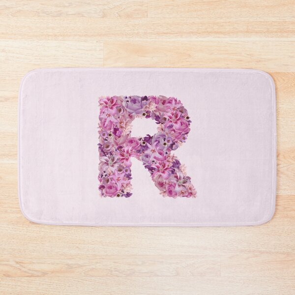 Item preview, Letter R | Pink Flower Pattern | Letter Art | Typography designed and sold by hayleylauren.