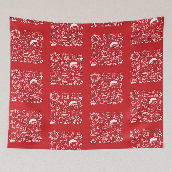 Item preview, Hygge Christmas With Santa White Red designed and sold by Ashberry2.