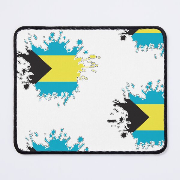 Item preview, Bahamas National Flag splash designed and sold by IdentiTee Studios.