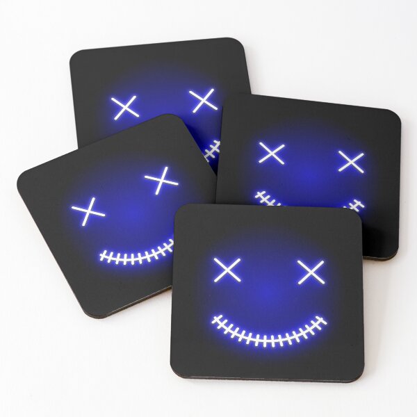 Item preview, Neon Blue Stitch face  designed and sold by Pear Tree Studio.