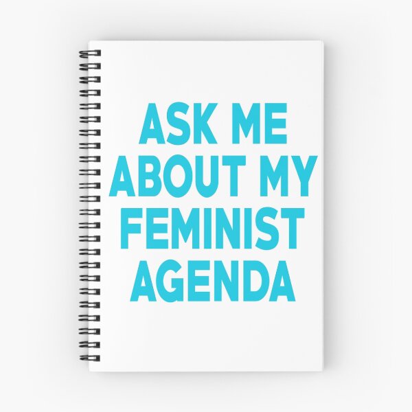Item preview, Neon Blue Feminist Agenda designed and sold by peakednthe90s.