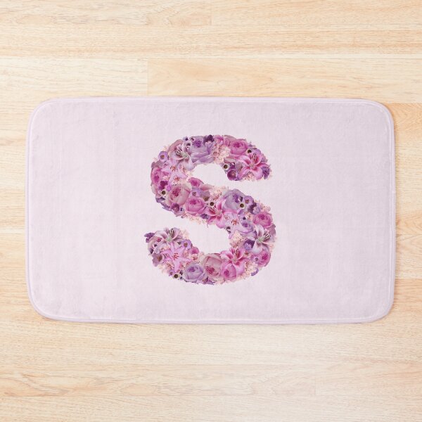 Item preview, Letter S | Pink Flower Pattern | Letter Art | Typography designed and sold by hayleylauren.
