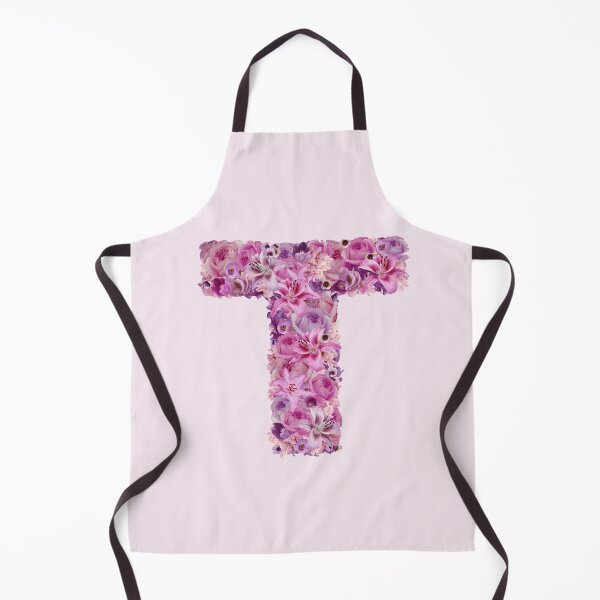 Item preview, Letter T | Pink Flower Pattern | Letter Art | Typography designed and sold by hayleylauren.