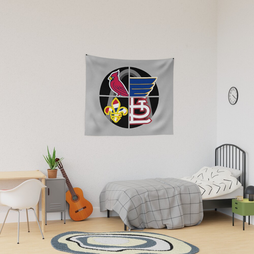 STL Soccer Heart Tapestry for Sale by PrairieGrouse