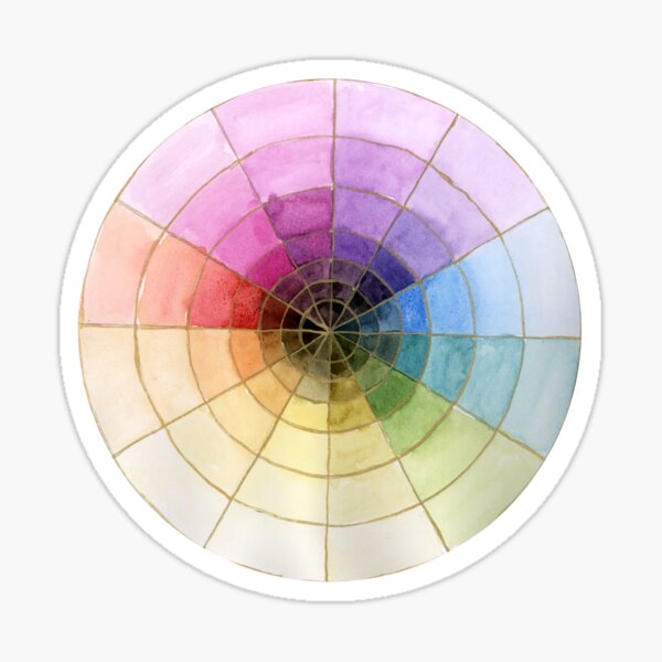 Colour Wheel Sticker