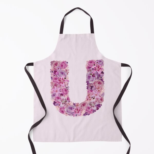 Item preview, Letter U | Pink Flower Pattern | Letter Art | Typography designed and sold by hayleylauren.